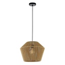 HANGLAMP ROPE BRUIN D40CM E27