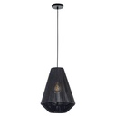 HANGLAMP ROPE ZWART D33CM E27