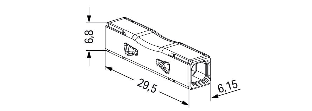 WAGO DOORVOER MAX 4mm²