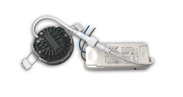 INBOUWSPOT ROND 10W 800LM IP54 WIT