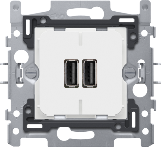 USB LADER DUBBELE USB 420-00510