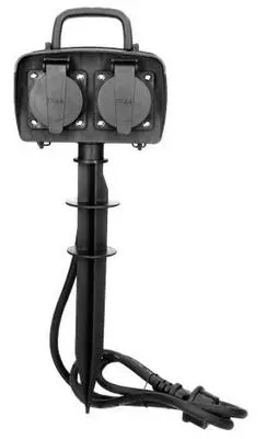 STEKKERBLOK +PIN +KABEL 2x16A max3680W
