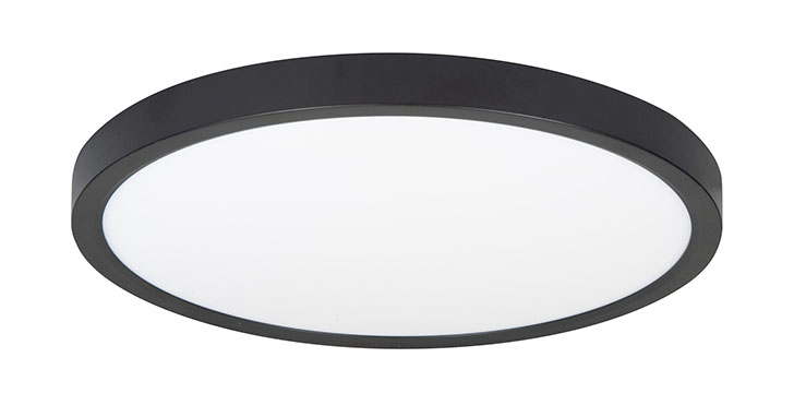PLAFOND D23 ZWART 1750LM
