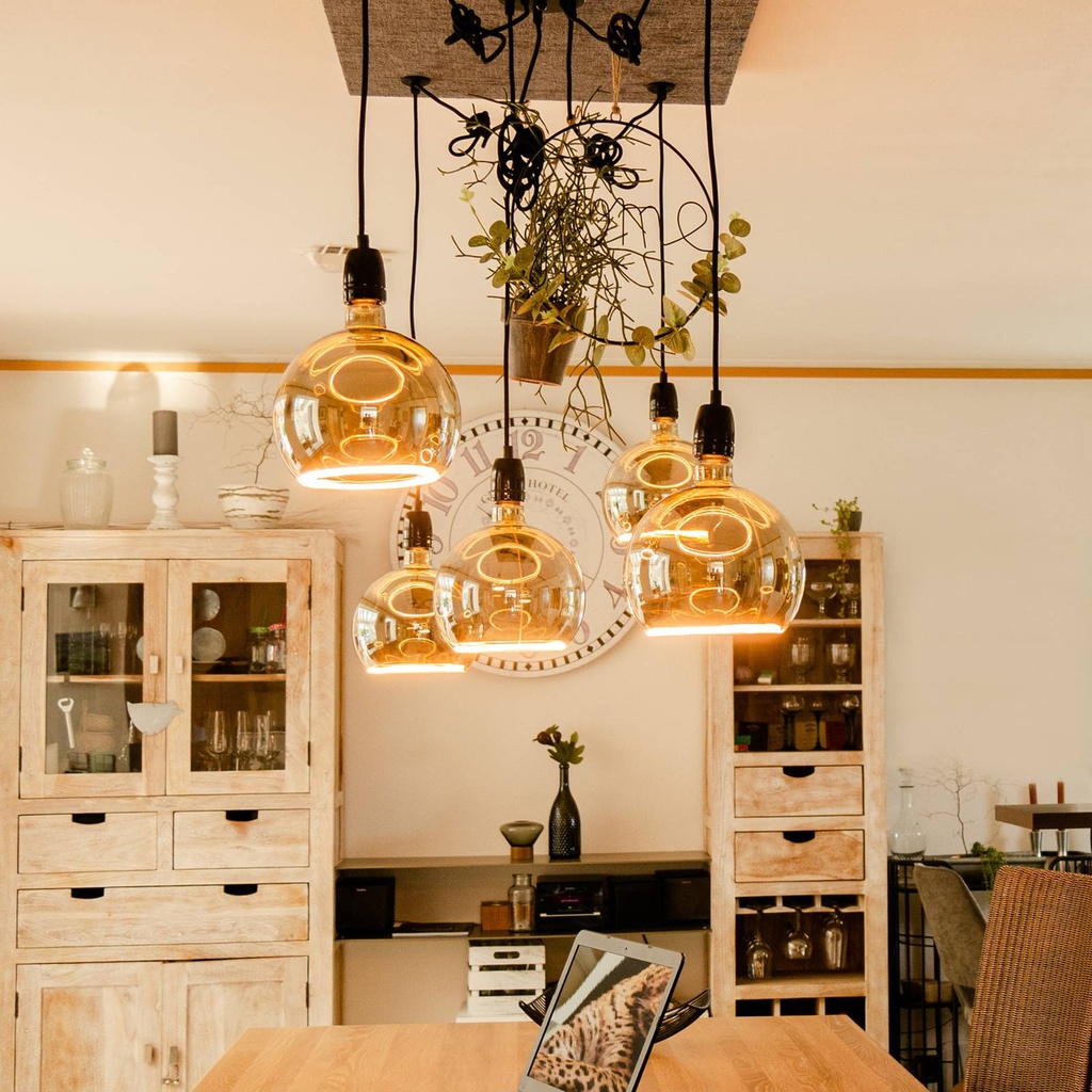 FLOATING GLOBE SMOKEY 2200K 300LM D200