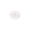 INBOUWSPOT WIT ROND GU10 RICHTB