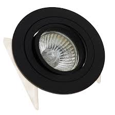 INBOUWSPOT ZWART ROND GU10 RICHTB