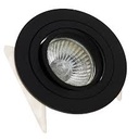 INBOUWSPOT ZWART ROND GU10 RICHTB