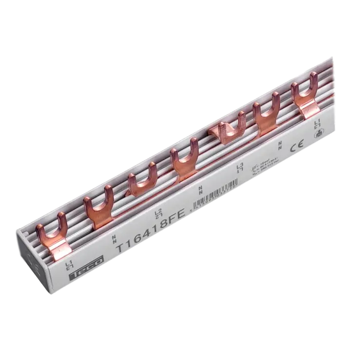 VERBINDINGSRAIL L1-L2-L3-N-L1-N-L2-N-L3-N 18MOD