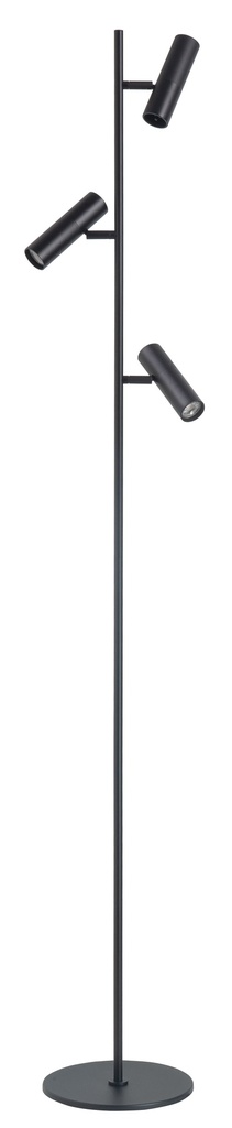 VLOERL TREN 3X MINI GU10 ZWART