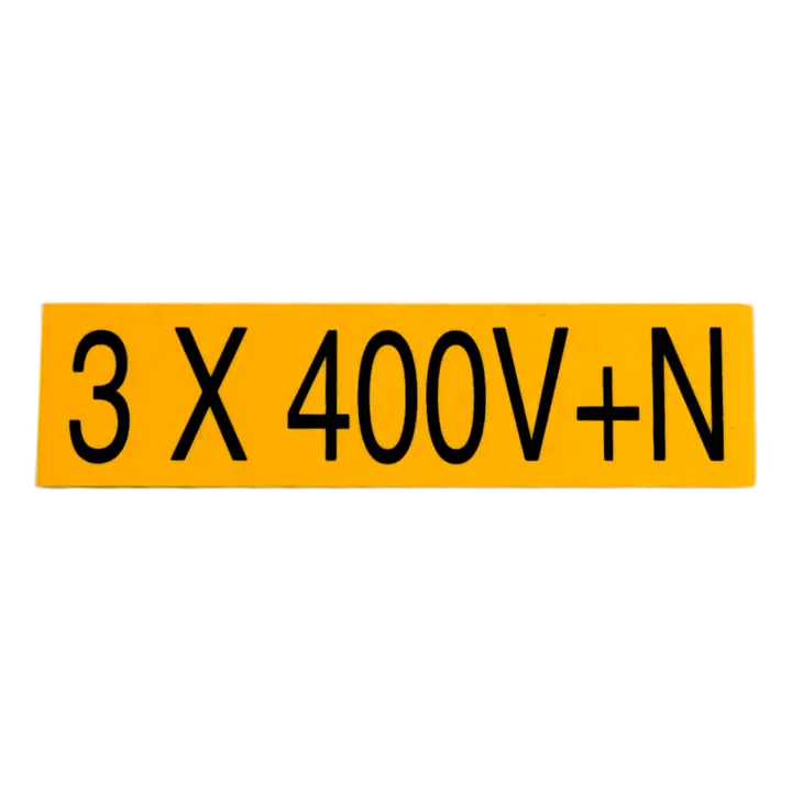STICKER 3X400V+N
