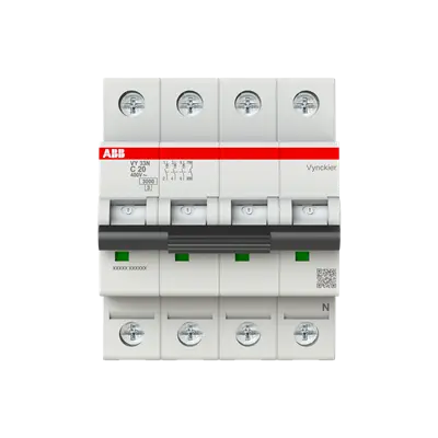 VY33 Automaat 3kA 3P+N C 20A ABB