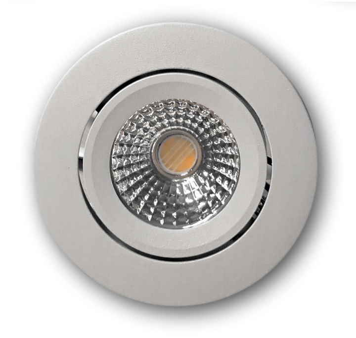 INBOUWSPOT ROND 10W 800LM IP54 WIT