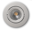 INBOUWSPOT ROND 10W 800LM IP54 WIT