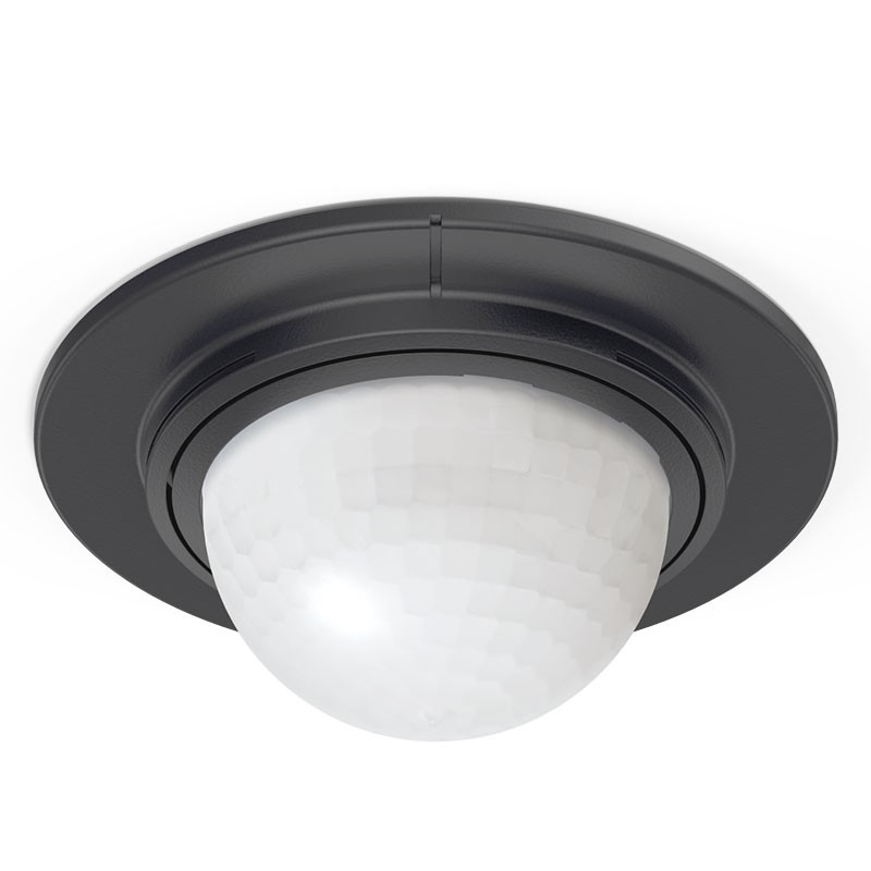 BEWEGINGSMELDER INBOUW 360° zwart