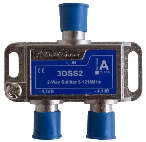SPLITTER 2v F-CONNECT 5-1218Mhz