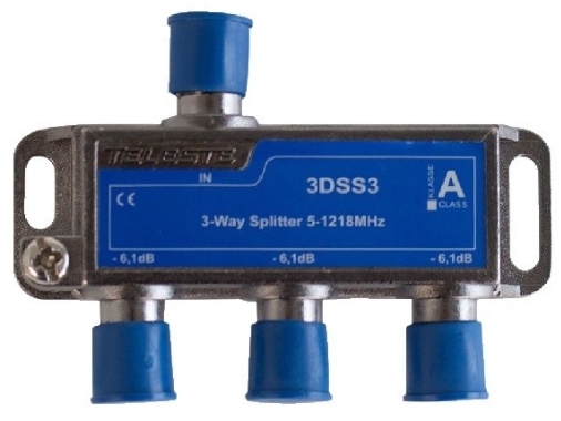 SPLITTER 3v F-CONNECT 5-1218Mhz 