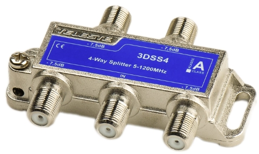 SPLITTER 4v F-CONNECT 5-1218Mhz 