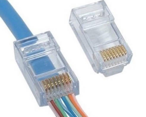 FICHE RJ45 CAT6 UTP DOORSTEEK P/ST 