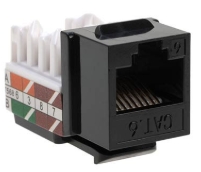 KEYSTONE RJ45 CAT6A ZWART