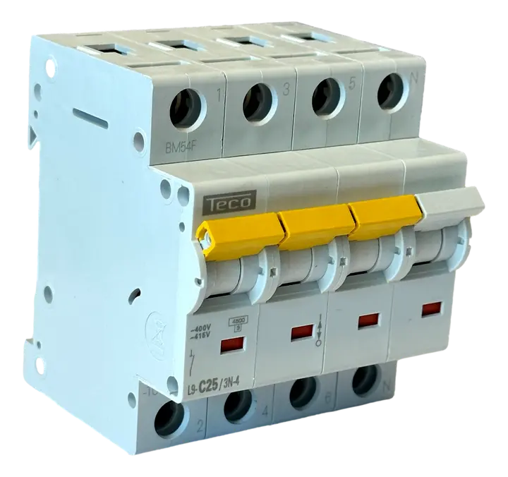 AUTOMAAT 4P 25A 4.5kA Curve C 