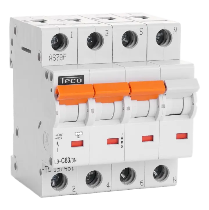 AUTOMAAT 4P 63A 4.5kA Curve C 
