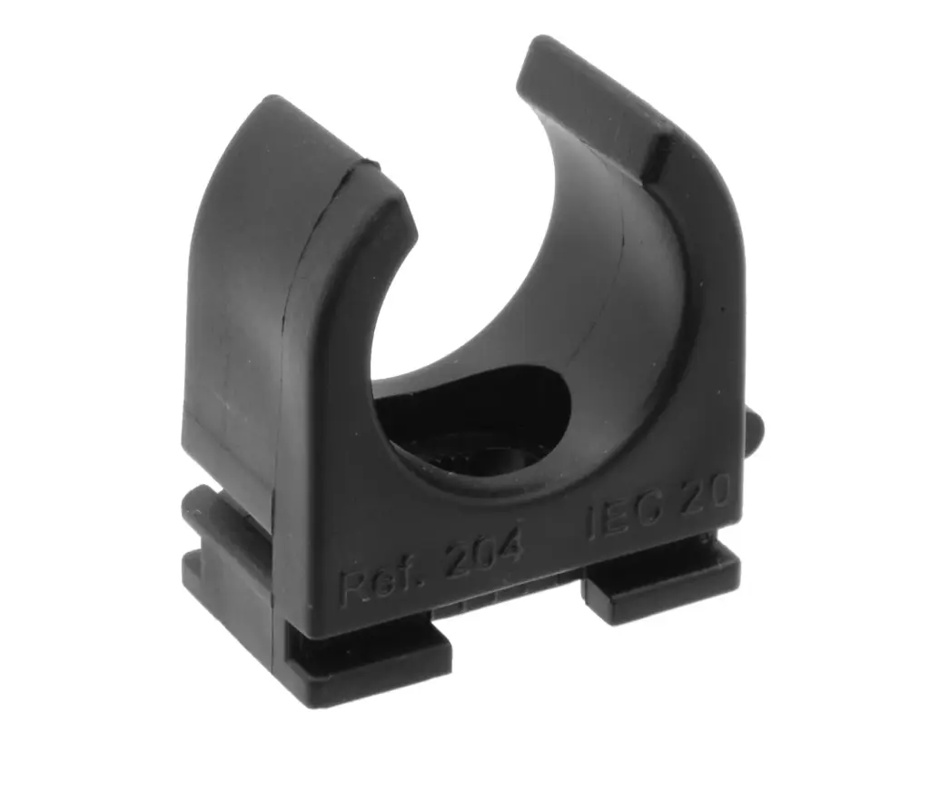 RAILKLEM NYLON 25 zwart 