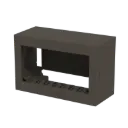 OPBOUWDOOS 4 mod MAT ZWART 