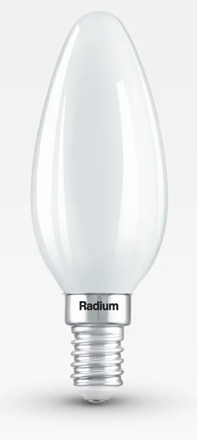 LED KAARS E14 2700K 470LM MAT dimbaar