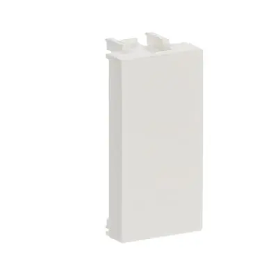 AFSLUITPLAAT 1MOD WIT blind