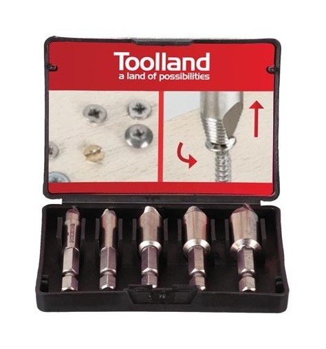 SCHROEFVERWIJDER SET 5 DELIG