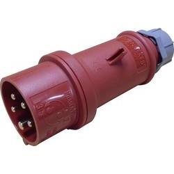 MENNEKES STEKKER 5P 16A ROOD IP44 FASEWISSEL