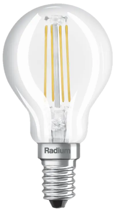 LED BOL E14 2700K 806LM clear niet dimbaar