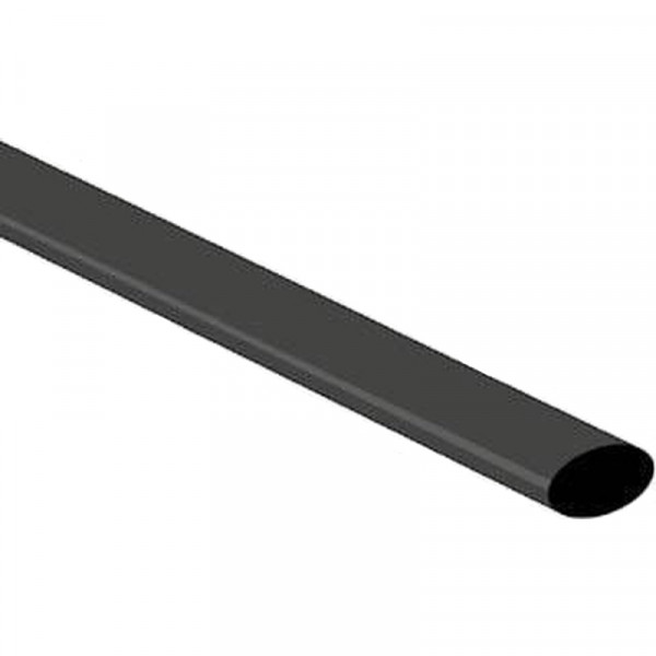 KRIMPKOUS ZWART 1M 2.4MM