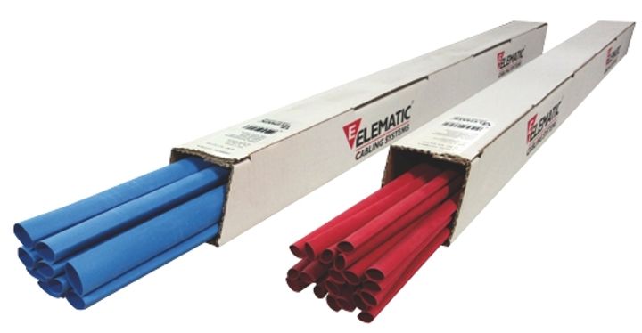 KRIMPKOUS GEEL/GROEN 1M 6.4MM