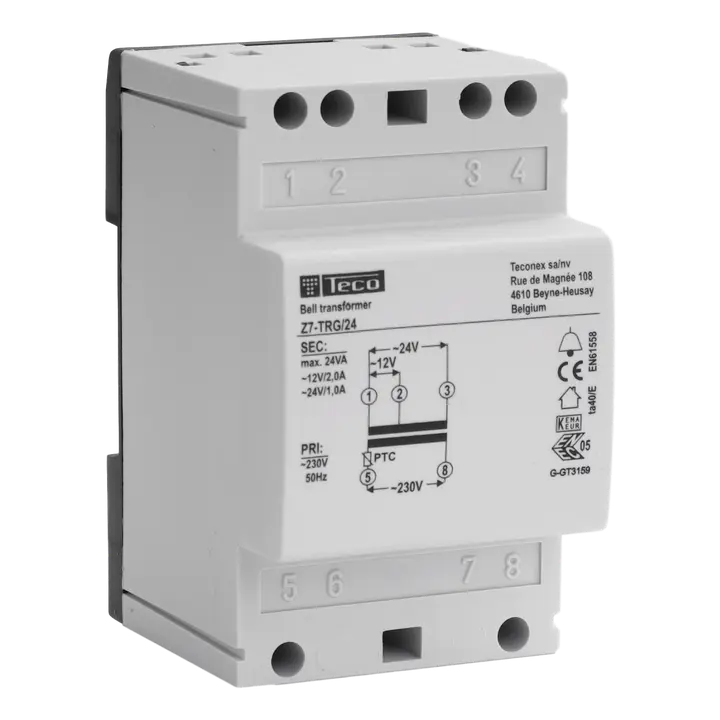 BELTRANSFO 24VA 230V AC - 12-24V AC