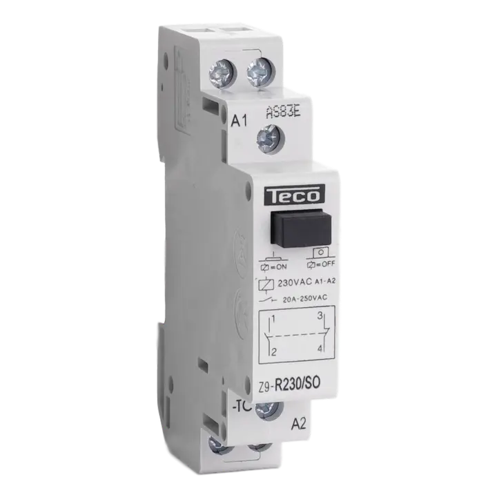 RELAIS 230V AC 20A 1NO+1NG