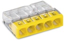 WAGO 5X0.5-2.5MM GEEL