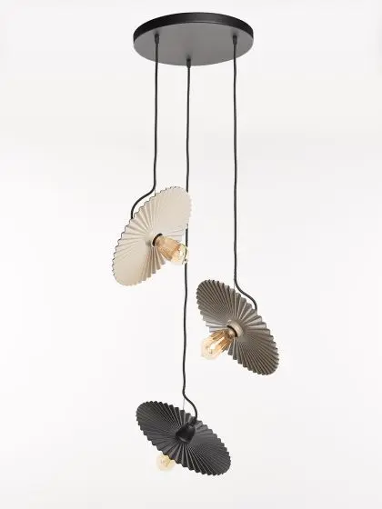 PENDEL CALA D32CM ZWART 3xE27