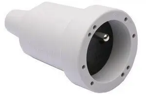 KOPPELSTEKKER PVC WIT