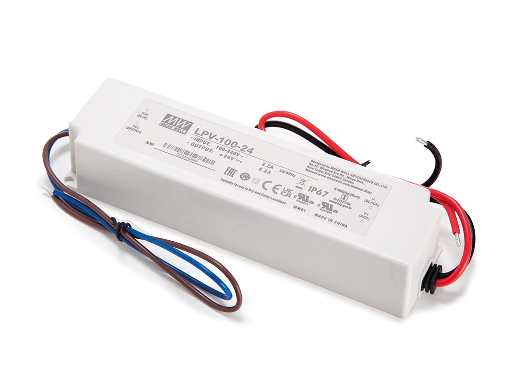 LEDVOEDING IP67 24VDC 100W