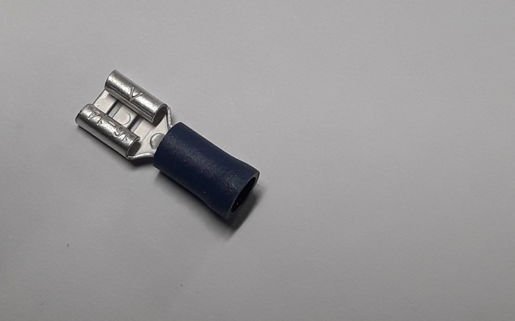 FASTON VR 1.5-2.5/6.3X0.8 BLAUW