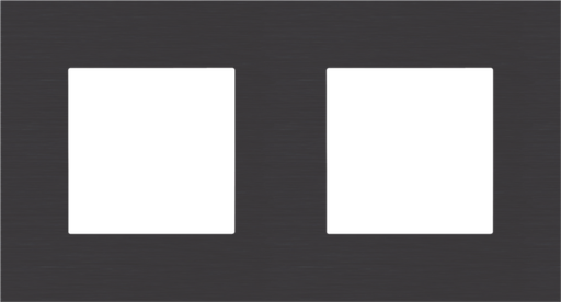 [158-76800] AFDEKPLAAT TWEEVOUDIG 71 BLACK 158-76800