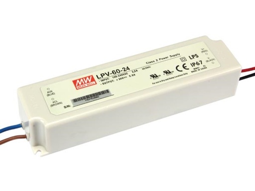 [L502406] LEDVOEDING IP67 24VDC 60W