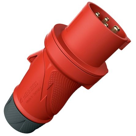 [M13506] MENNEKES STEKKER 4P 16A ROOD IP54