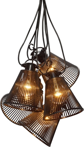 [2333-870] FEESTSLINGER + kapjes 10XE27 20M DIM