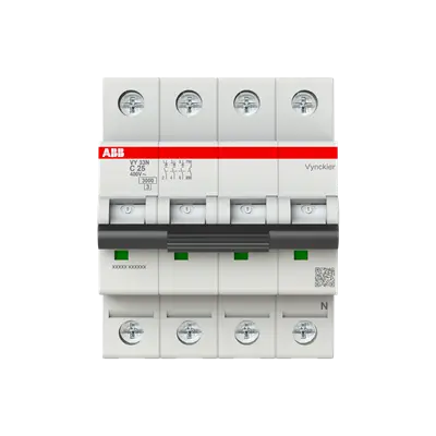 [VY33NC25] VY32 Automaat 3kA 3P+N C 25A ABB