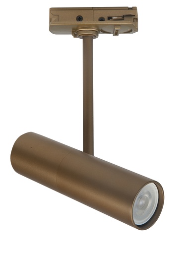 [S753832] TREN 1XMINI GU10 RAIL BRONS