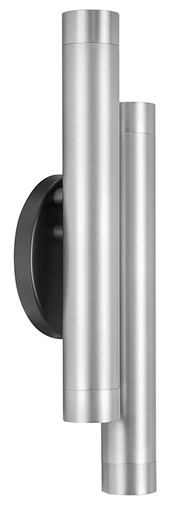[W373130] WANDLAMP TREN 4X mini gu10 ZWART/NIKKEL