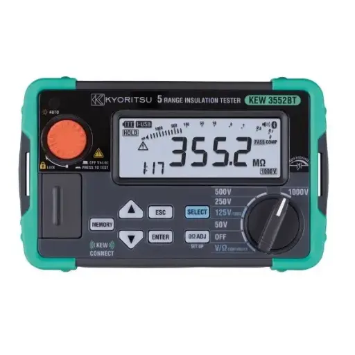 [3552] DIGITALE ISOLATIEMETER megger 50v-1000v +geheugen