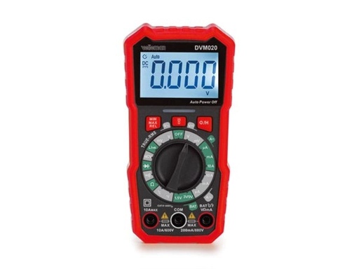[DVM020] DIGITALE MULTIMETER 600V robust